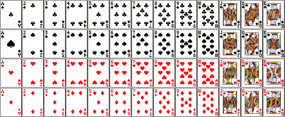 Standard deck of 52 playing cards in curated data? - Mathematica Stack